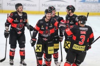 Bild zeigt Torjubel Peter Mateika (EV Zeltweg), Oliver Setzinger (EV Zeltweg), Daniel Panzer (EV Zeltweg), Daniel Forcher (EV Zeltweg), Marko Tadic (EV Zeltweg),