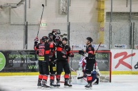 Bild zeigt Torjubel Daniel Forcher (EV Zeltweg), Daniel Panzer (EV Zeltweg), Marko Tadic (EV Zeltweg), Peter Mateika (EV Zeltweg),