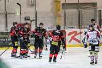 Bild zeigt Torjubel Daniel Forcher (EV Zeltweg), Peter Mateika (EV Zeltweg), Marko Tadic (EV Zeltweg), Oliver Setzinger (EV Zeltweg),